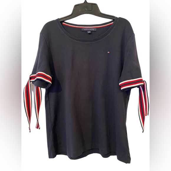 Tommy Hilfiger Navy T-Shirt - Size XL - Picture 2 of 6